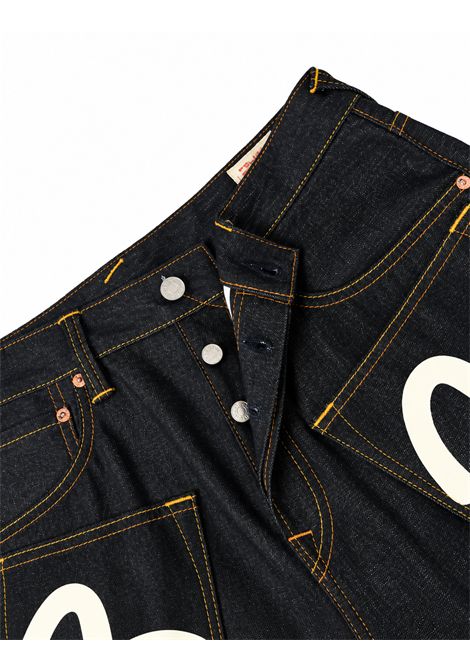 Shorts in denim EVISU | 2EAHTM5DS7031INDX RAW INDIGO